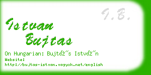 istvan bujtas business card